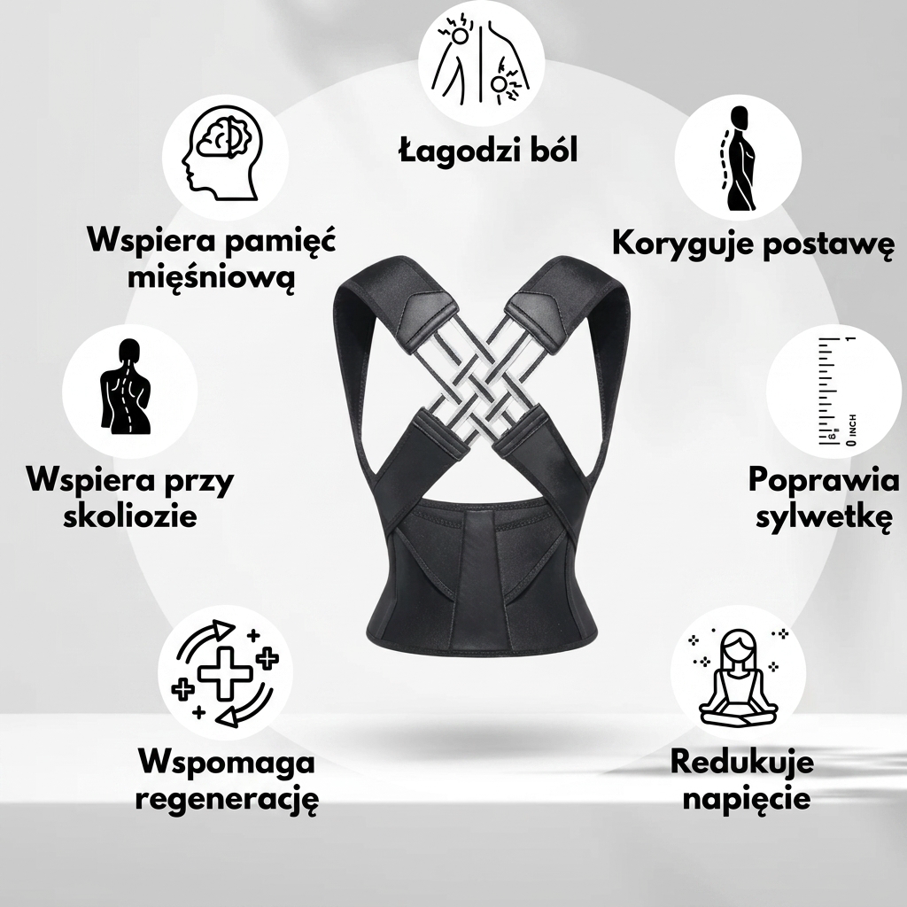 Posturex™ – korektor postawy dla prostych pleców i codziennego komfortu