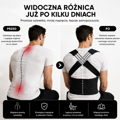Posturex™ – korektor postawy dla prostych pleców i codziennego komfortu